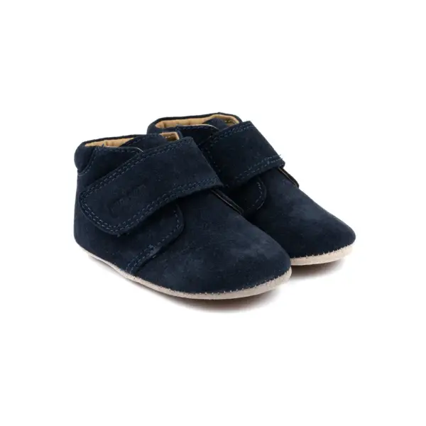 Begynder velcro season - Navy suede - 23
