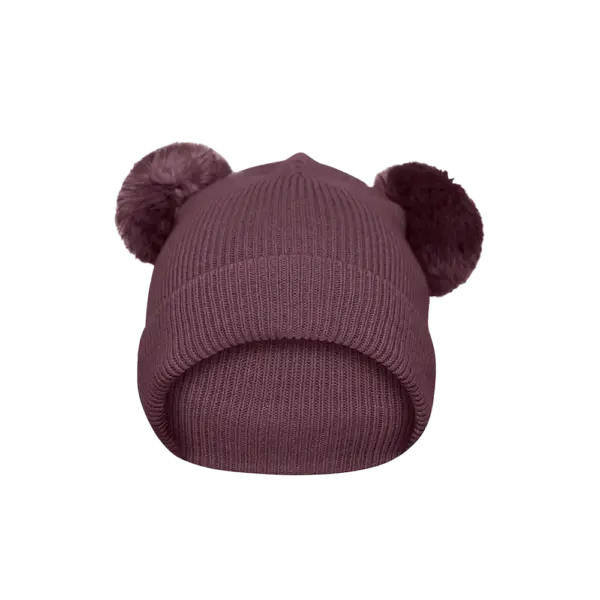 Bergen hat - pompons - Grape Shake - 47/49
