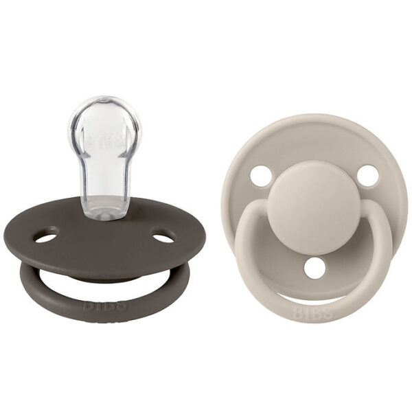 Bibs De Lux Sutter - 2-pak - Rund - Sand/Iron Bibs De Lux Sutter - 2-pak - Rund - Sand/Iron