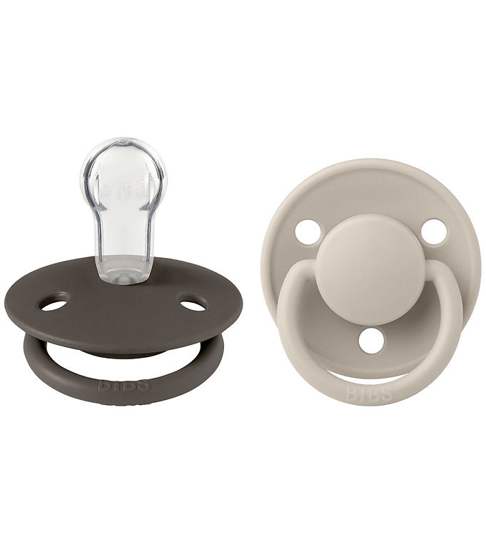 Bibs De Lux Sutter - 2-pak - Rund - Sand/Iron Bibs De Lux Sutter - 2-pak - Rund - Sand/Iron
