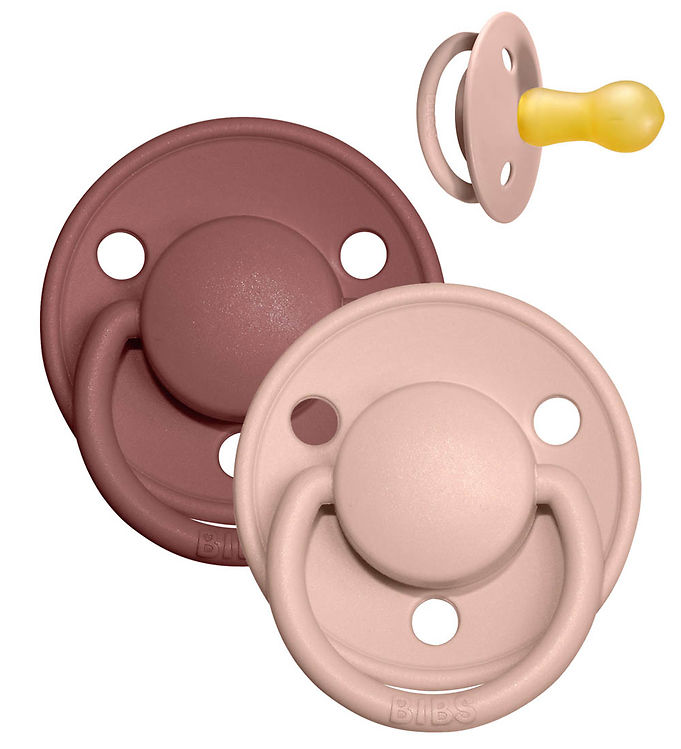 Bibs De Lux Sutter - Str. 1 - Rund - Woodchuck/Blush Bibs De Lux Sutter - Str. 1 - Rund - Woodchuck/Blush