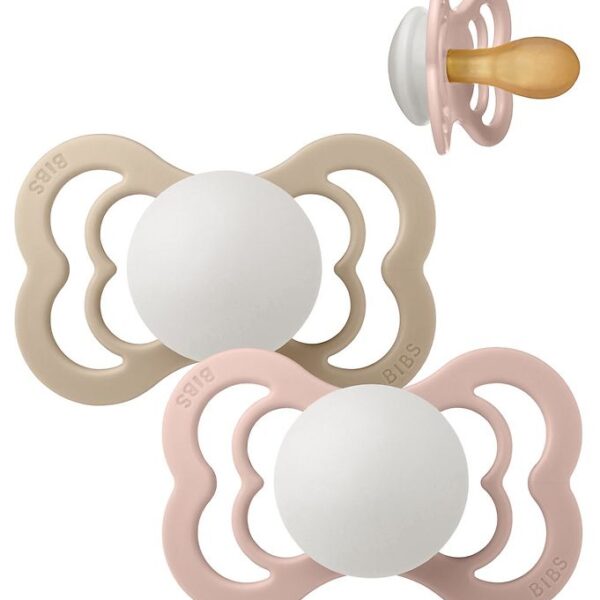 Bibs Supreme Natsutter - Str. 2 - 2-pak - Symmetrisk - Blush Glo