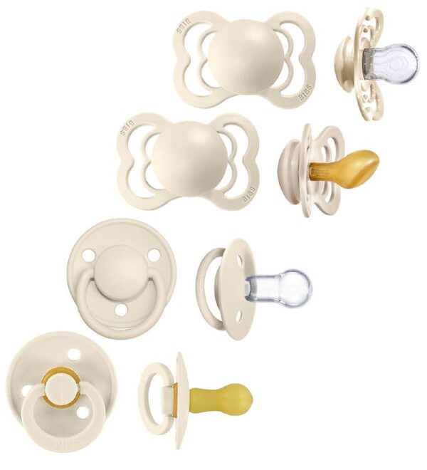 Bibs Sutter - Try-It Collection - 4-pak - Str. 1 - Ivory