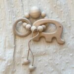 Bidering Træperler med Elefant