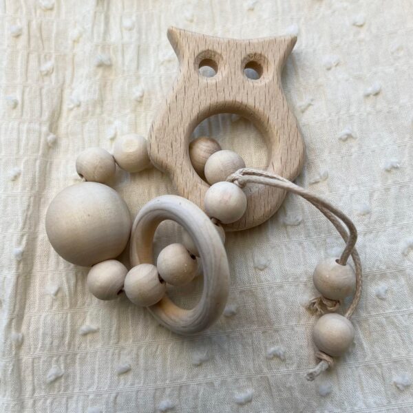 Bidering Træperler med Ugle