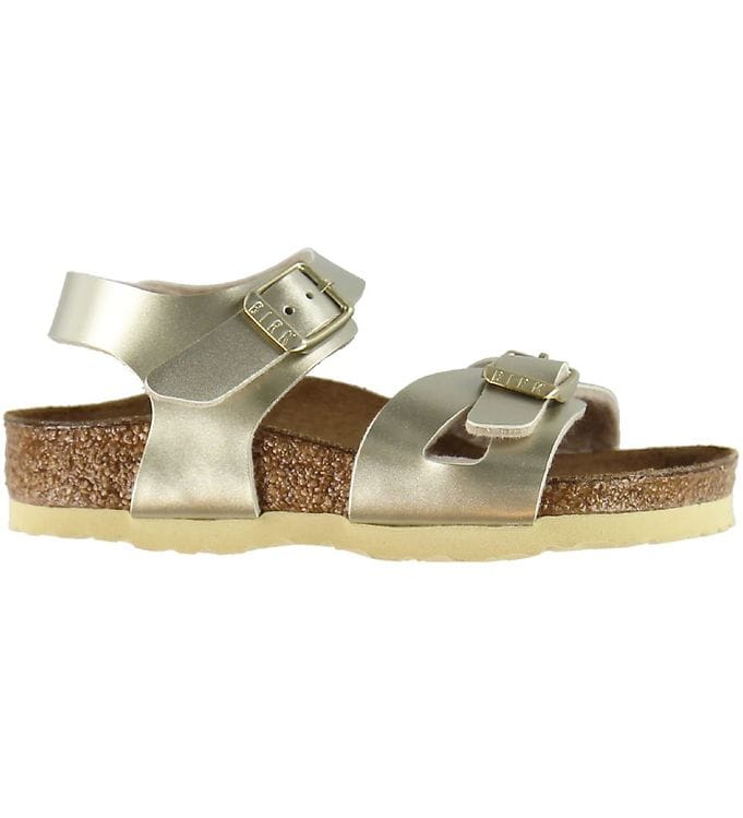 Birkenstock Sandaler - Rio - Metallic Gold Birkenstock Sandaler - Rio - Metallic Gold