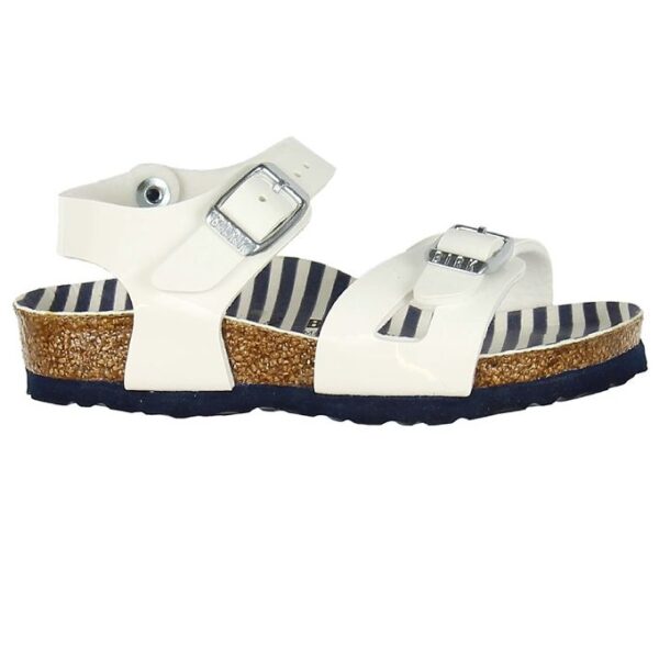 Birkenstock Sandaler - Rio - Nautical Stripes White