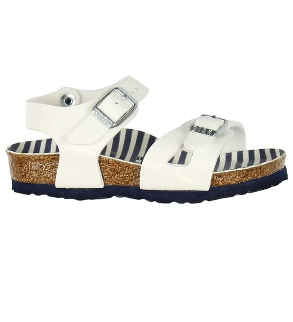 Birkenstock Sandaler - Rio - Nautical Stripes White