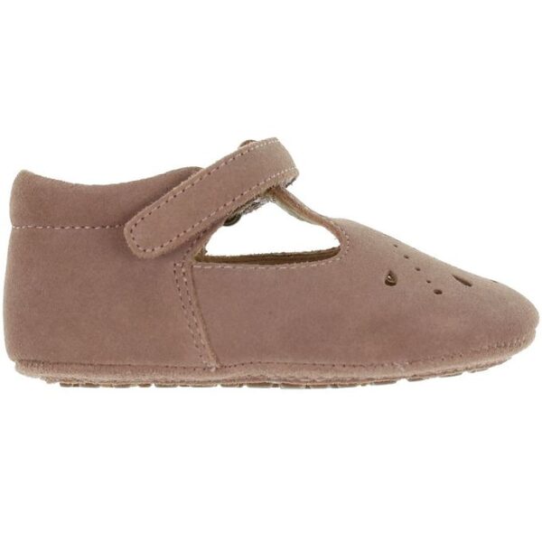 Bisgaard Ballerina Hjemmesko - Bloom - Rosa m. hulmønster