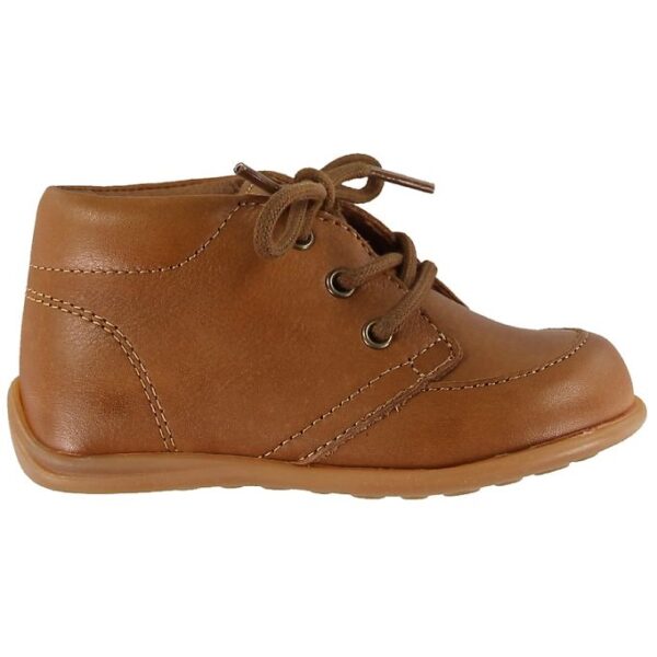 Bisgaard Begyndersko - Luca Lace - Cognac m. Snørebånd