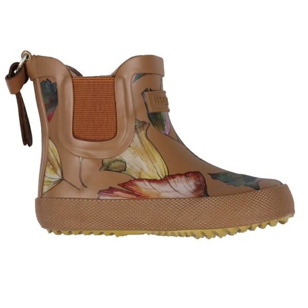 Bisgaard Gummistøvler - Kort - Camel Flowers