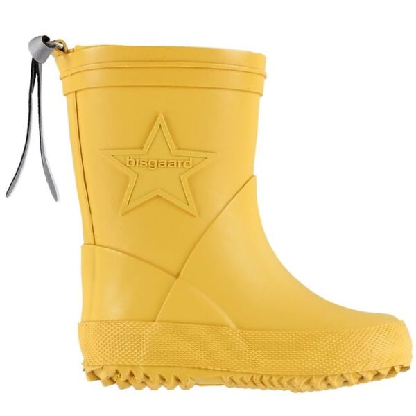 Bisgaard Gummistøvler - Slimfit - Gul m. Stjerne