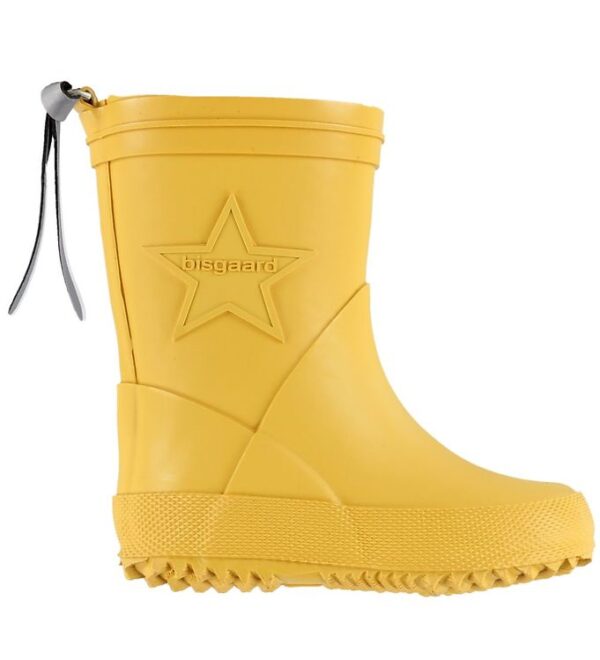 Bisgaard Gummistøvler - Slimfit - Gul m. Stjerne Bisgaard Gummistøvler - Slimfit - Gul m. Stjerne