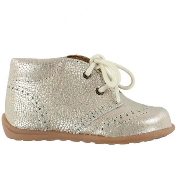 Bisgaard Prewalker Sko - Sølv m. Snører