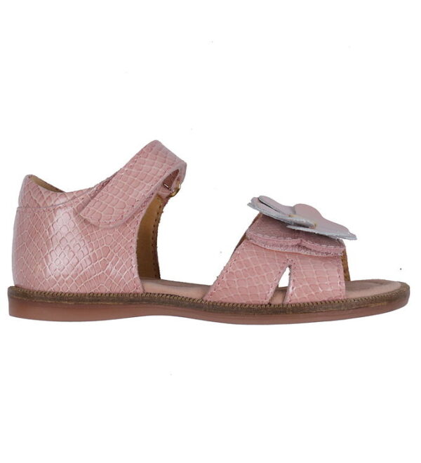 Bisgaard Sandaler - Barbara - Rose Croco Bisgaard Sandaler - Barbara - Rose Croco