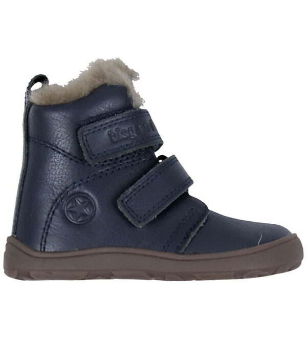 Bisgaard Vinterstøvler - Emil - Barefoot - Navy