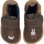 Bisgaard X Miffy Hjemmesko - Uld - Barefoot - Dark Brown