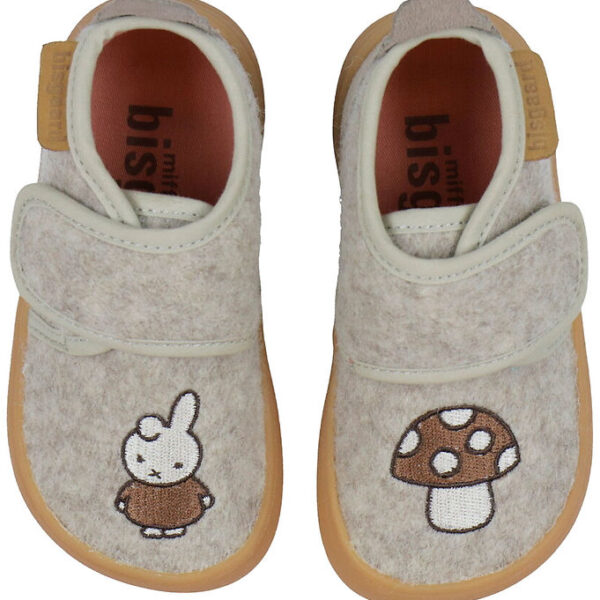 Bisgaard X Miffy Hjemmesko - Uld - Barefoot - Sand