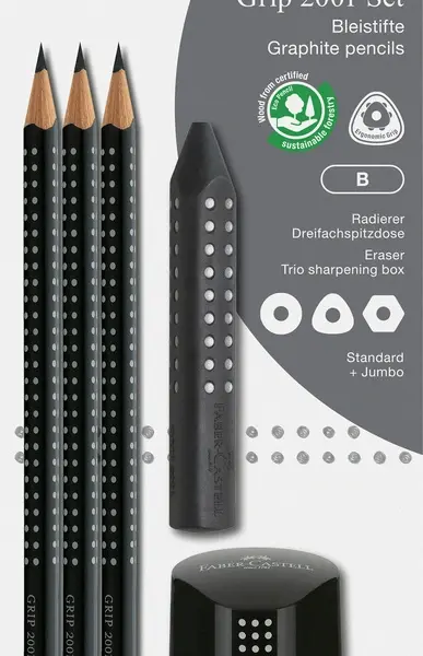 Blistersæt Grip 2001 trio Black B