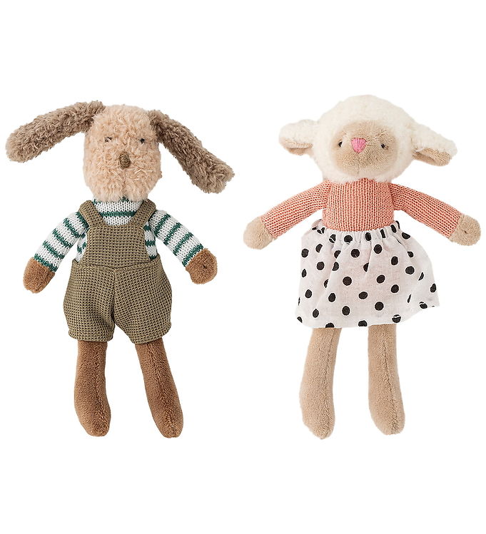 Bloomingville Bamser - Sol & Teo - 2-pak - Brun