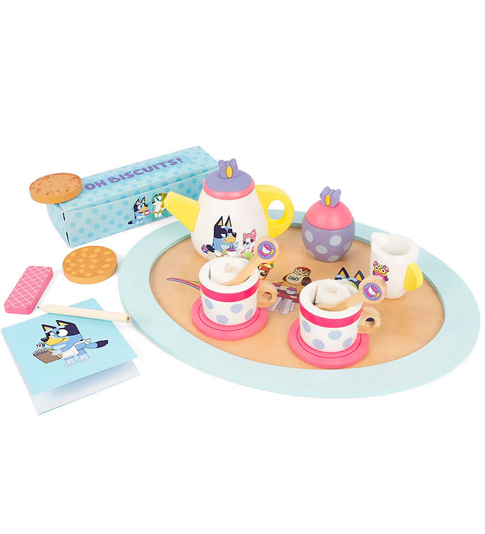 Bluey Tesæt - Træ - 20 Dele