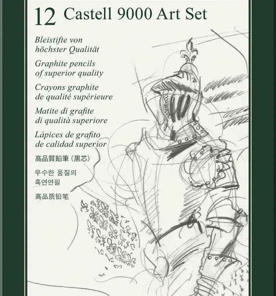 Blyant sæt Faber-Castell 9000 blyant 8b-2h 12 stk