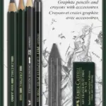 Blyant sæt pitt Faber-Castell 9000 jumbo pen spids visk kul