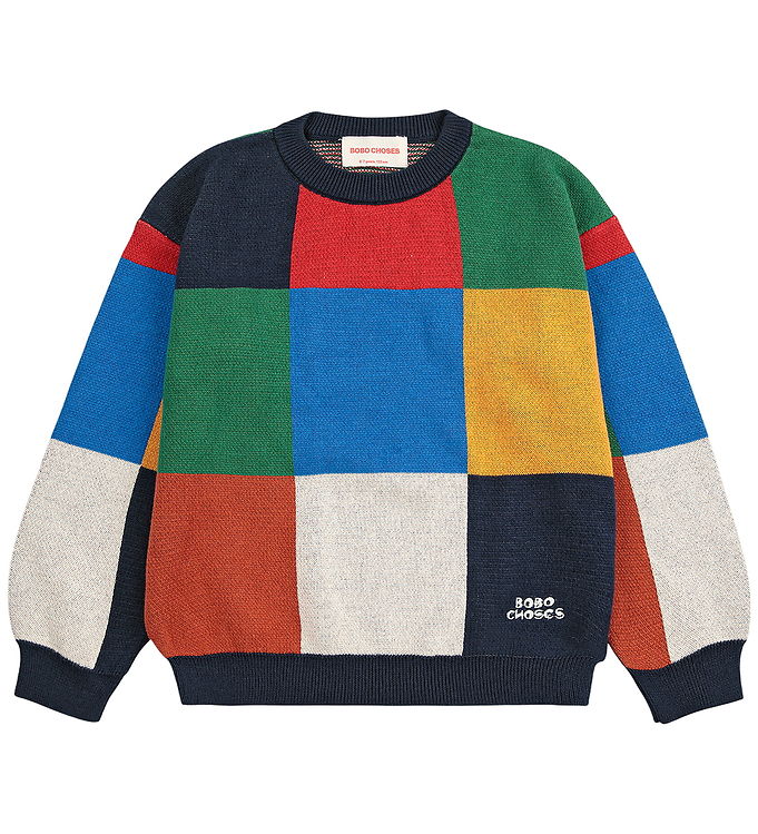 Bobo Choses Bluse - Strik - Multicolor Tiles