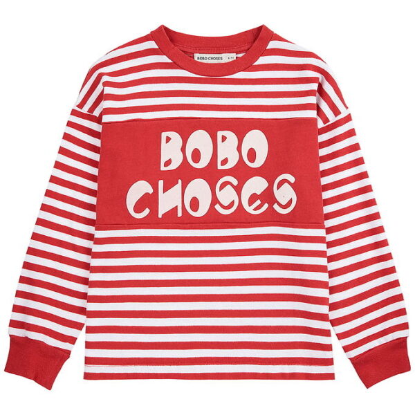 Bobo Choses Bluse - Stripes - Rød
