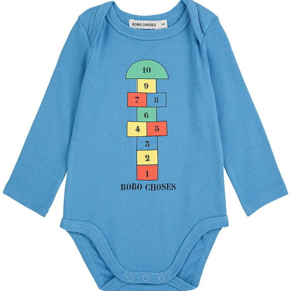 Bobo Choses Body l/æ - Hopscotch - Blå