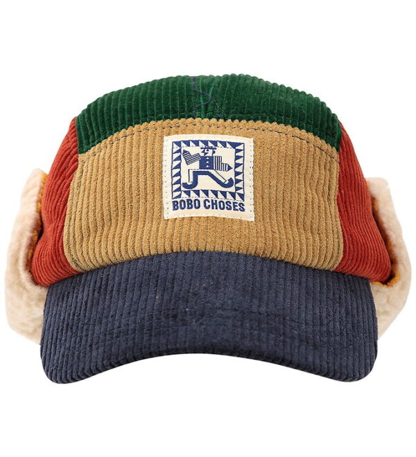 Bobo Choses Kasket - Fløjl - Mr Pencil - Multicolor