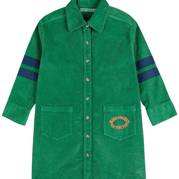 Bobo Choses Kjole - Fløjl - Tic Tac Toe - Grøn Bobo Choses Kjole - Fløjl - Tic Tac Toe - Grøn