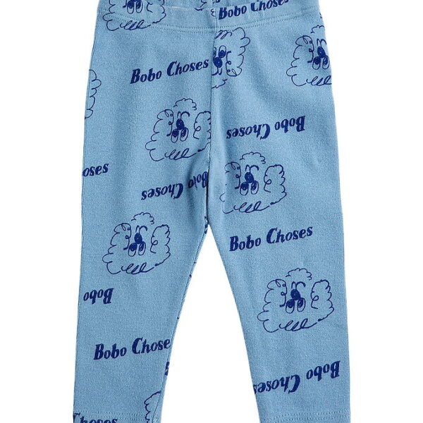 Bobo Choses Leggings - Pickle The Dog - Prussian Blue