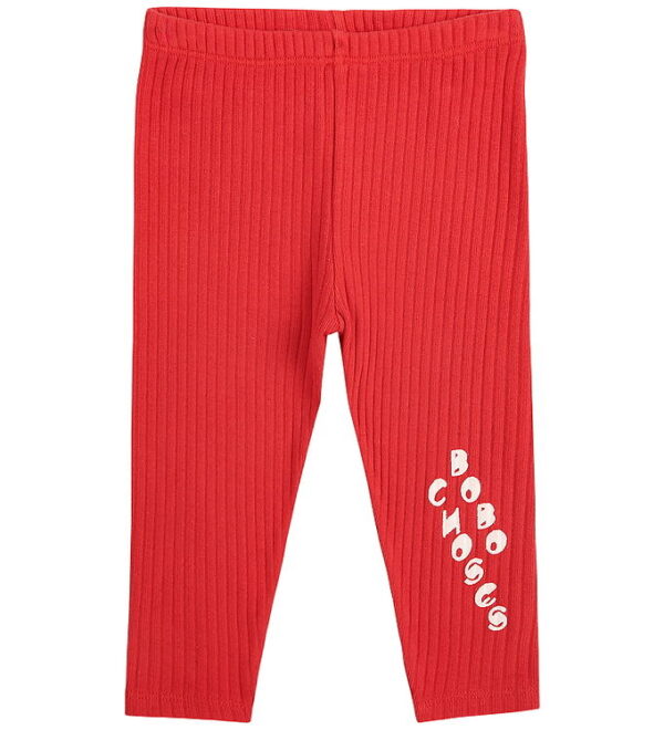 Bobo Choses Leggings - Rib - Rød