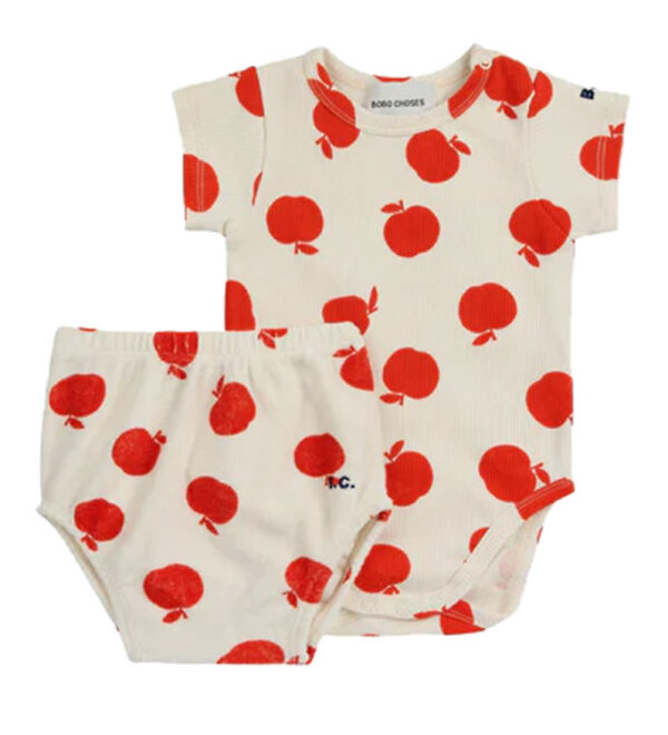 Bobo Choses Sæt - Body k/æ/Boomers - Offwhite Bobo Choses Sæt - Body k/æ/Boomers - Offwhite