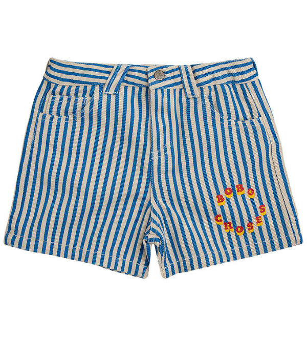 Bobo Choses Shorts - Circle Stripes - Blå