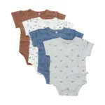 Body Kortærmet Med Print 4-Pak - 741 - 74