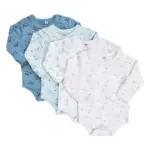 Body Langærmet Med Print 4-Pak - 701 - 98