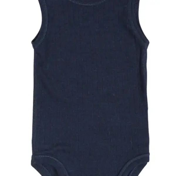 Body uden ærmer - Navy - 80 Body uden ærmer - Navy - 80
