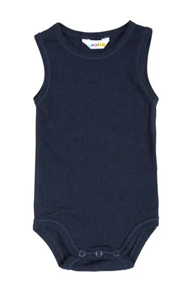 Body uden ærmer - Navy - 80 Body uden ærmer - Navy - 80