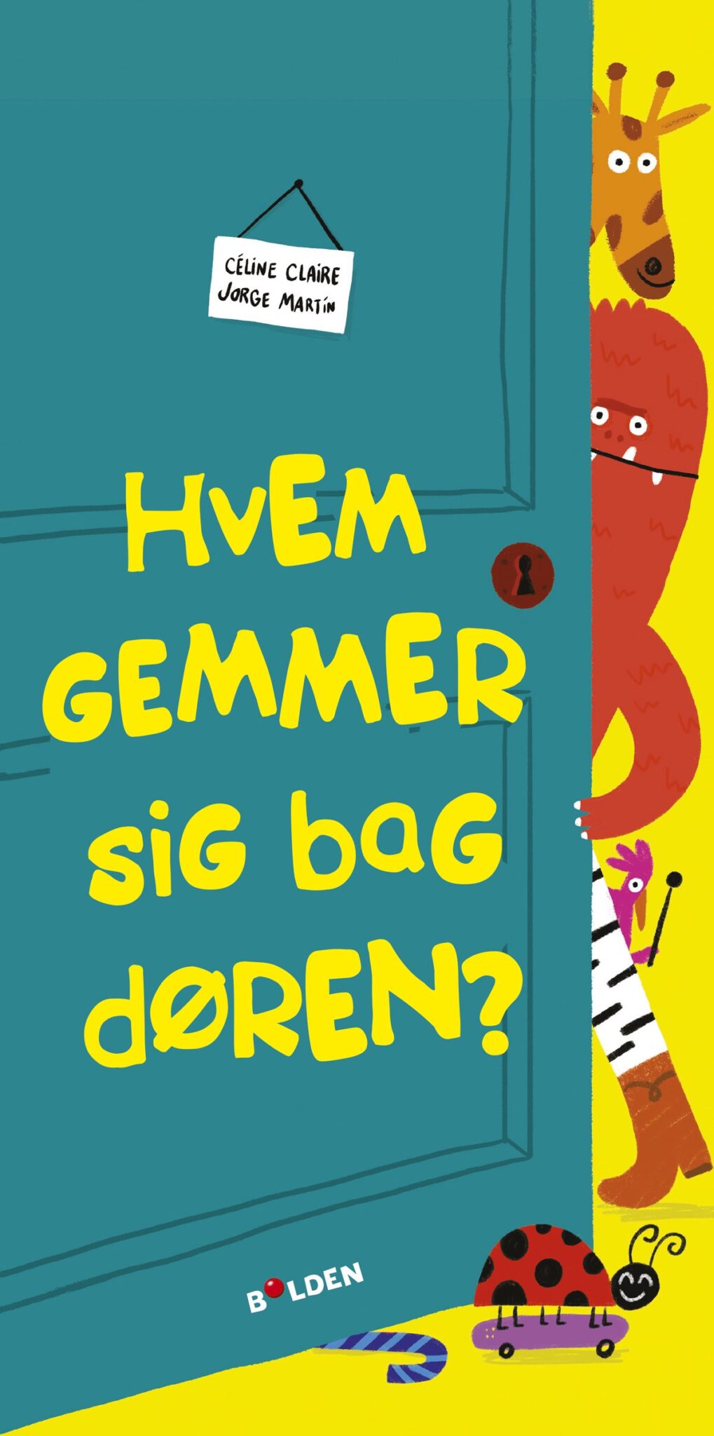 Børnebog, Hvem Gemmer Sig Bag Døren? - Børnebog - Legekammeraten.dk
