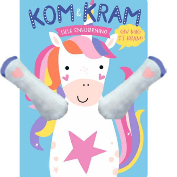 Børnebog, Kom Og Kram Lille Enhjørning - Børnebog - Legekammeraten.dk