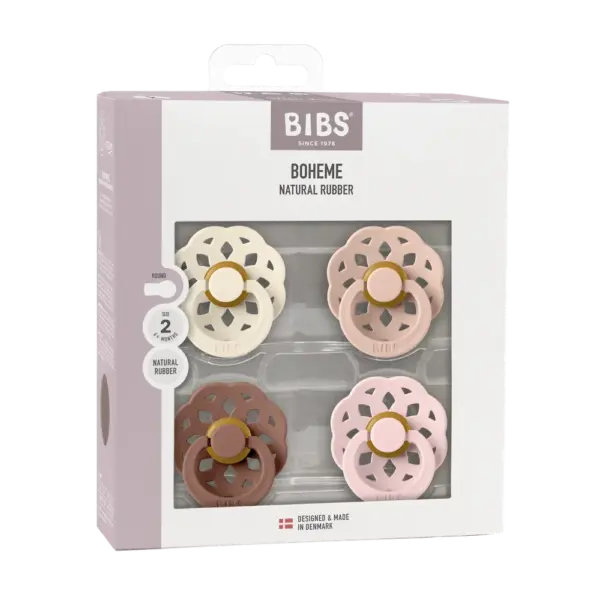 Boheme 4 pk Latex str. 2 Ivory/Blush/Woodchuck/Blossom