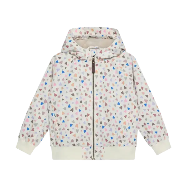 Bomberjakke m. Print - Eggnog - 128