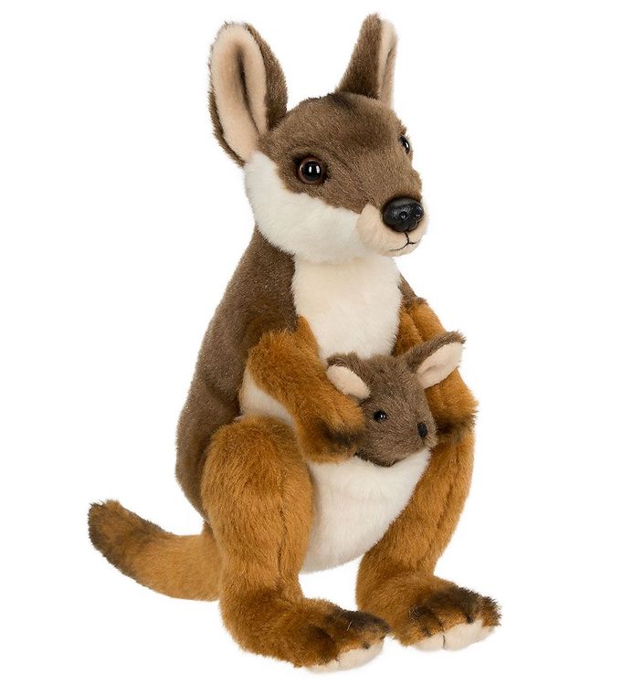 Bon Ton Toys Bamse - 19 cm - WWF - Wallaby With Joey - Brun Bon Ton Toys Bamse - 19 cm - WWF - Wallaby With Joey - Brun