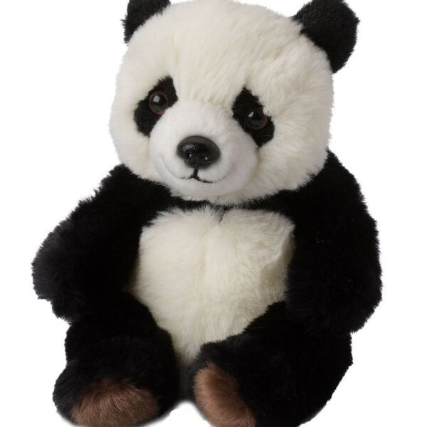 Bon Ton Toys Bamse - 22 cm - WWF - Sitting Panda - Sort/Hvid