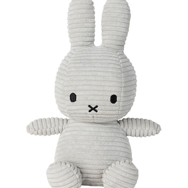 Bon Ton Toys Bamse - 23 cm - Miffy Corduroy - Soft Grey