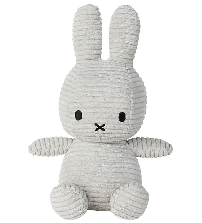 Bon Ton Toys Bamse - 23 cm - Miffy Corduroy - Soft Grey