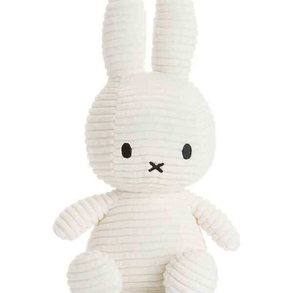 Bon Ton Toys Bamse - 23 cm - Miffy ECO Corduroy - Offwhite