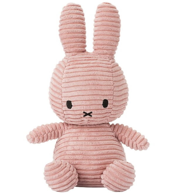 Bon Ton Toys Bamse - 23 cm - Miffy ECO Corduroy - Pink Bon Ton Toys Bamse - 23 cm - Miffy ECO Corduroy - Pink